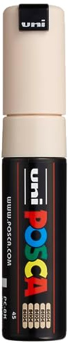 Uni-Ball Posca Broad Chisel Tip Marker - Beige