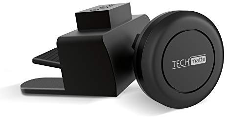 TechMatte MagGrip Universal Magnetic CD Slot Mini Car Mount, Case Friendly CD Slot Phone Holder Compatible with All Smartphone (1 Pack)