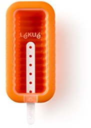 Lékué Spiralen-Eisform, Silikon, orange, 1 Stück
