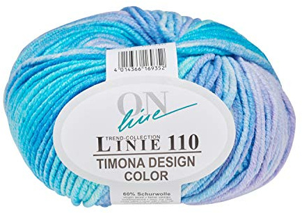 ONline Linie 110 Timona Design Color 304 - blau/flieder/türkis