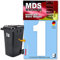 MDS Brand Prime 15cm Zahlen Aufkleber Klebezahlen Selbstklebend Hausnummer Aufkleber Weiss (1)