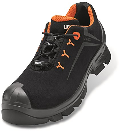 Uvex 2 Vibram Arbeitsschuhe - Sicherheitsschuhe S3 HI HRO SRC ESD - Orange-Schwarz, Größe:43
