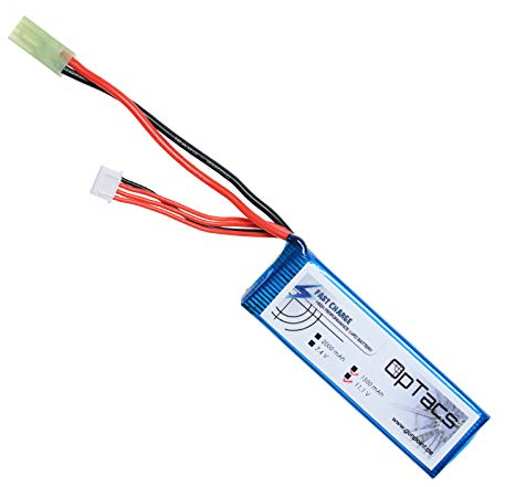 OpTacs LIPO 1500mAh 11.1V 25C Micro Tamiya