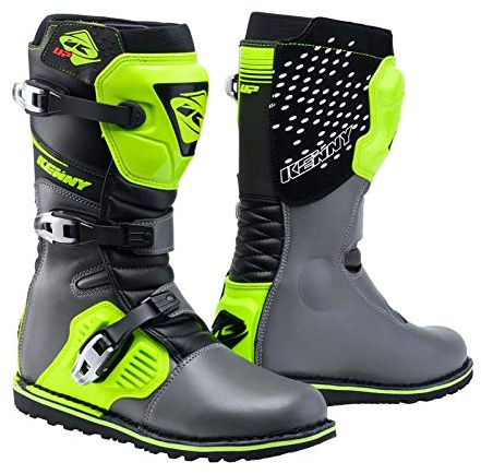 Bottes De Trial KENNY Trial UP Black Grey Neon Yellow