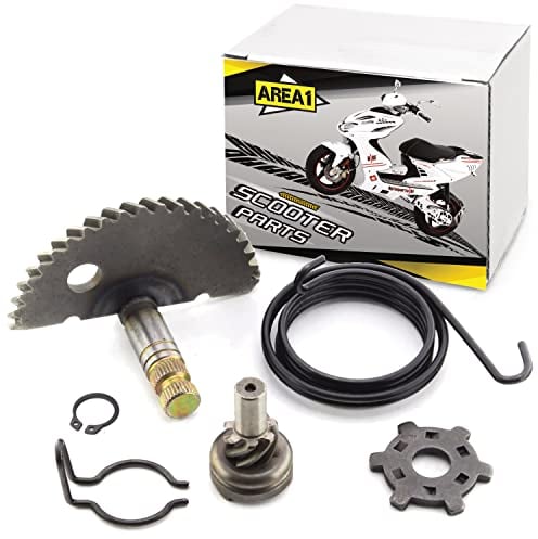 Kickstarter Ritzel, Mitnehmer, Feder Reparatur Revisions Set kompatibel mit Motoren 12,5mm (50ccm) // Speedfight 1 + 2