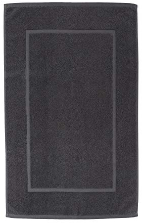 søstre & brødre 2X Badvorleger Badematte 50x80 cm | Anthrazit | 100% Baumwolle Frottier | ÖKO-TEX Standard - Made IN EU | Extra Dicke Qualität 900 g/m²