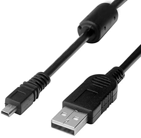 Replacement USB Camera Transfer Data Sync Charging Cable Cord for Sony Cybershot Cyber-Shot DSCH200, DSCH300,DSCW370,DSCW800,DSCW830,DSC-H200,DSC-H300,DSC-W370,DSC-W800,DSC-W830 Digital Camera (Black)