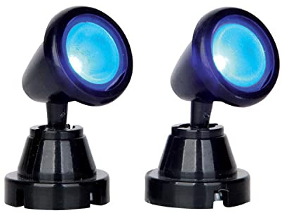 Lemax - Round Spot Light - Blue - Set of 2 - B/o (4.5v)
