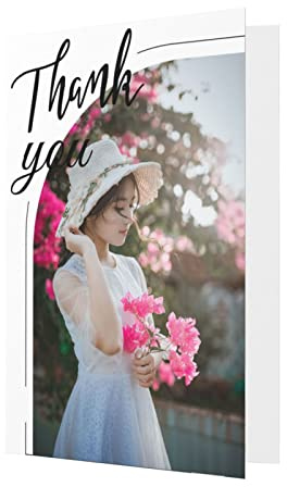 Personalisierte Dankeskarte, Personalisierte Dankbarkeit Grußkarten mit Foto Text, Foto Danke Grußkarte, Personalisierte Danke dir Karte für Freunde, Liebhaber, Eltern, Kollege, Arbeitspartner