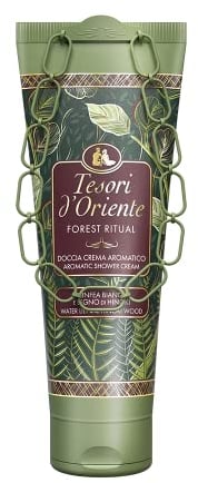 Tesori d'Oriente - Doccia Crema Forest Therapy dalle Note Floreali di Ninfea Bianca e Legno di Hinoki, Deterge Dolcemente la Pelle, Dona Relax e Benessere, 250ml