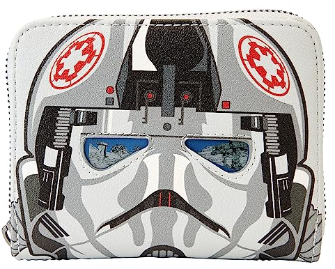 Loungefly - Disney - Star Wars - Pilot Helmet - Wallet - Exclusivité Amazon - Porte-Monnaie Mignon à Collectionner - Idée de Cadeau - Étui Porte Cartes avec Plusieurs Fentes pour Les Cartes