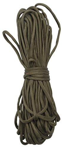 7 Corda Militare Paracord Paracadute Corda Resistente Sopravvivenza Colore:Militare Verde Lunghezza:15M (15m/49.2ft)