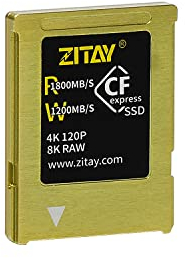 ZITAY CFexpress Type B Card to NVME M.2 2230 SSD Adapter Compatible with Nikon Z6 Z7 Z9 Canon RC R5 R5C Panasonic GH6 S1H(SSD is not Included
