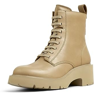 Camper Milah K400577, Stivaletti Donna, Beige medio 009, 38 EU