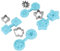 Blumen-Silikonform, Schokolade, Backen, Süßigkeiten, Ton, Seife, Bastelform mit Ausstecher, Hortensie, Kirsche, Gänseblümchen, Petunie