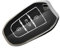 ontto Coque de clé de Voiture - Convient pour Peugeot 308 408 508 2008 3008 4008 5008 Citroën C4L C6 C3-XR Picasso DS3 DS4 - en Silicone TPU - Noir