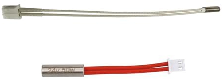 24V 50W Neptune 4 Heizung Patrone Element Heizstab Rohr Temperatursensor Thermistor NTC 100K Kompatibel mit Elegoo Neptune 4 Pro/Plus/Max 3D Drucker Hotend Zubehör Ersatz