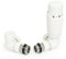 Thermostatic Radiator Valve Corner TRV White – Zeta