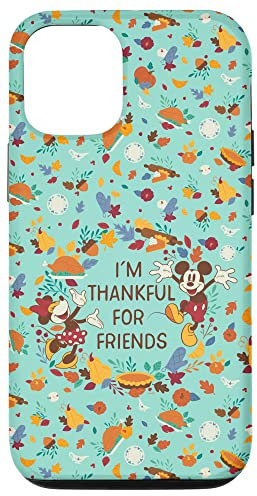 iPhone 14 Pro Disney Mickey & Minnie Mouse Thankful for Friends Autumn Case
