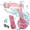 Gobesty Wasserpistole Elektrisch, 280CC+50CC Große Kapazität Automatische Wasserpistole, Wasserspritzpistole Water Gun mit großer reichweite Wassersprüher Pool Strand Spielzeug