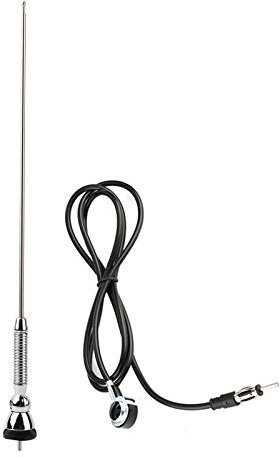 Antenne D'Antenne de Voiture, Antenne Universelle de Radio D'aile de Toit de Voiture AM/FM Pivotante à 180 °