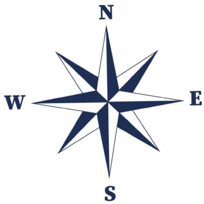 Tattwo.me - Tatuaggio temporaneo per adulti e bambini, 2 settimane, resistente all'acqua - rosa dei venti- Inchiostro vegetale - Certificato cosmetico UE (5X5 - P0443)