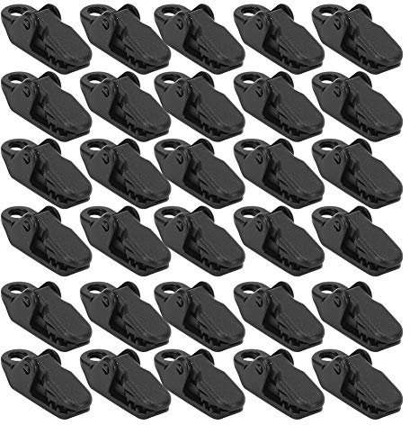 30 stücke Zelt Markise Klemme Zähne Geformt Baldachin Clip Anker Greifer Straffen Werkzeug Für Outdoor Camping Wandern Kit
