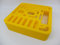 Holder Stand for Kenwood Chef Pasta Press Pasta Fresca Attachments Art Deco Style (Traffic Yellow)