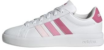 adidas Unisex Kinder Grand Court 3.0 Junior Shoes, FTWR White/Pink Fusion/Bliss Pink, 37 1/3 EU