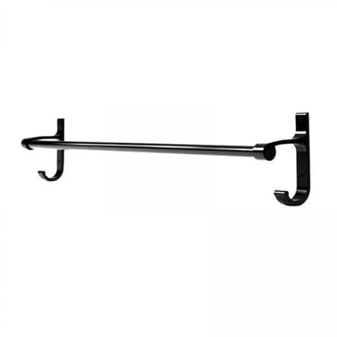 2pcs Heavy Duty Wall Mounted Spray Bottle Holder 23.6 Aluminum Towel Rack & Cleaning Supply Organizer for Garage, Bathroom, Car Detailing Space Saving Storage for Spray Bottles, Towels & Tools