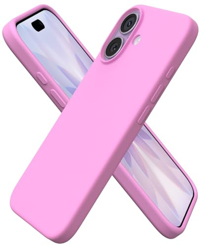 ORNARTO für iPhone 17 Hülle aus Silikon 6,3 Zoll - Kirschblüten rosa | Premium Flüssigsilikon, dünne Handyhülle, weich und griffig, tolle Haptik, stoß- und kratzfest, große Farbauswahl