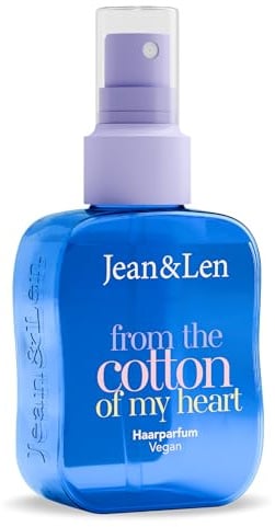 Jean & Len Haarparfum From the Cotton of My Heart, vegan, 105 ml | Sanfter Duft nach frisch gewaschener Wäsche, pflegende Formel mit Aminosäuren & Panthenol, für natürlich glänzendes Haar