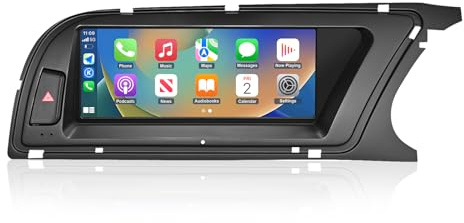 Road Top 8.9 CarPlay Screen for Audi A4 with 3G MMI (2009-2015) | A4 A5 2009-2015 Year, Car Radio Stereo Multimedia Screen, Support Wireless Android Auto, Navigation, Mirrorlink