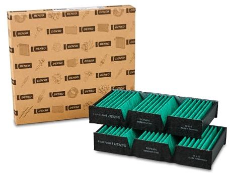DENSO ClearAir+ Innenraumfilter (Teilenummer DCF845A) 5-lagige Filterung mit antibakteriellem Schutz, entfernt bis zu 99% aller Bakterien und Viren