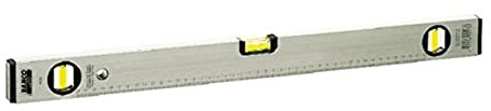 Bahco Wasserwaage, Typ Box-Nivellierung, 400 mm, Rahmen Aluminium, 2 Libelle/n, ±0.5 mm/m