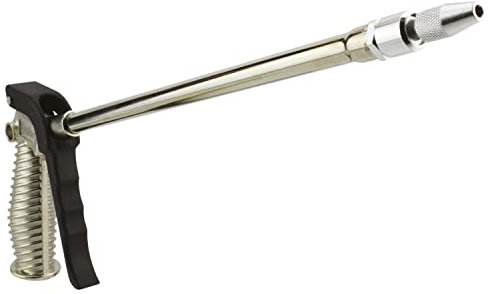 Milton S-182 Turbo Pistol Grip Blow Gun - 10 Extended Reach and Adjustable Nozzle - 40 CFM - 230 Max PSI