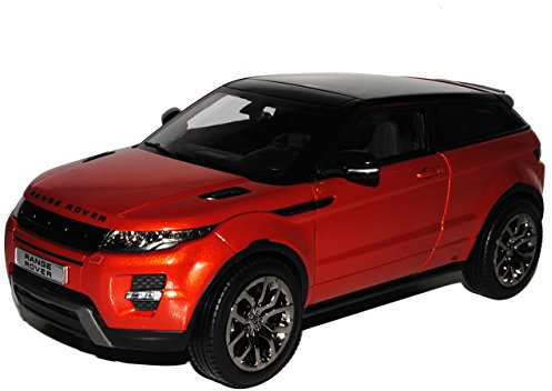 GTA Welly Land R*o*v*e*r Range R*o*v*e*r Evoque 3 Türer Orange Schwarz Ab 2011 1/18 Modell Auto mit individiuellem Wunschkennzeichen