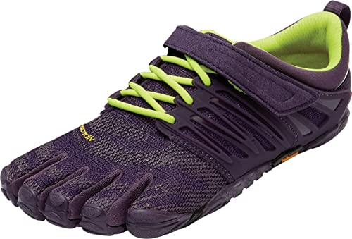 Vibram FiveFingers 17W6606 V-TRAIN, Fitnessschuhe Damen, Mehrfarbig (Nightshade/Safety/Yellow), 38 EU