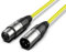 Audibax Silver Cable XLR Macho - XLR Hembra 6 Metros Amarillo