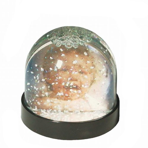 Weihnachts-Schneekugel mit Glitter-Bilderrahmen für Fotos, von Dorr
