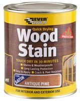 Everbuild Wstainspn02 Wood Stain Antique Pine 250ml