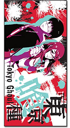 Tokyo Ghoul KANEKI & RIZE - Badetuch / Strandtuch / Handtuch * 75 x 150 cm