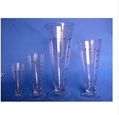 GOWE 500 ml cristal de cuarzo cónico taza de medir