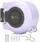 Vinsani 30 metre Retractable Reel Clothes lines Washing Line with Twin Cable - Wall Mounted Heavy Duty Clothes Dryer 2 x 15m Lines of Drying Space Outdoor, White