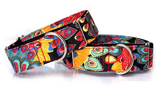 Hundehalsband, handgefertigt, personalisierbar, sehr stark und strapazierfähig, Martingale-Halsband für große Hunde