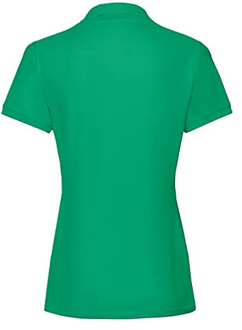 Fruit of the Loom Women's Premium Lady-fit Polo Shirt, Green (Lime Green 521), S
