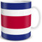 TRIOSK Tasse Flagge Costa Rica Länder Flaggen Geschenk Amerika Souvenir Zentralamerika für Reiselustige Frauen Männer Arbeit Büro Weltenbummler