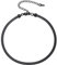 PROSTEEL Damen Mädchen Collier schwarz Edelstahl kurz Kette 38+9cm verstellbar Schlangenkette Halskette 5mm Choker Necklace modischer Schmuck Accessoire für Geburtstag Party
