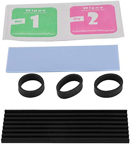 ASHATA Dissipateur de Chaleur en Aluminium, PCIE M.2 2280 SSD Solid State Drive Dissipateur de Chaleur en Alliage D'aluminium Ultra-Fin Ailette de Refroidissement Ultra-Mince