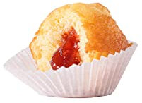 MDALEN Magdalenas Rellenas de Fresa, 40 Unidades, Sin Gluten, Sin Lactosa, Sin Proteína de la Leche de Vaca, Aptas para Celíacos, Horneadas al Día y Elaboradas de Forma Tradicional en España